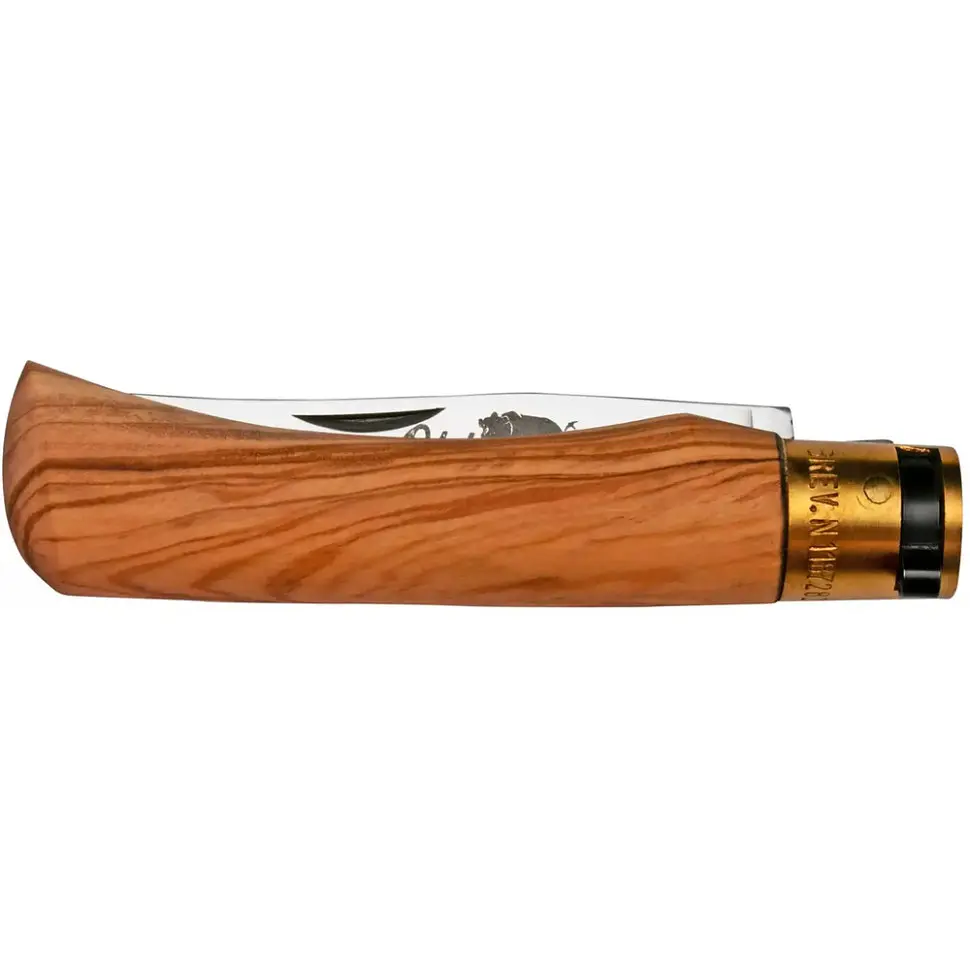 Ніж Old Bear Classic L, C70 steel, Оливковий wood - фото 4