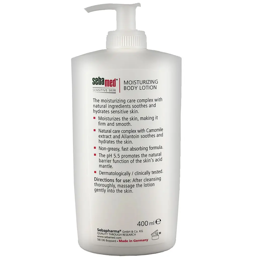 Детский лосьйон для тела Sebamed Baby увлажняющий, с дозатором, 400 мл - фото 3