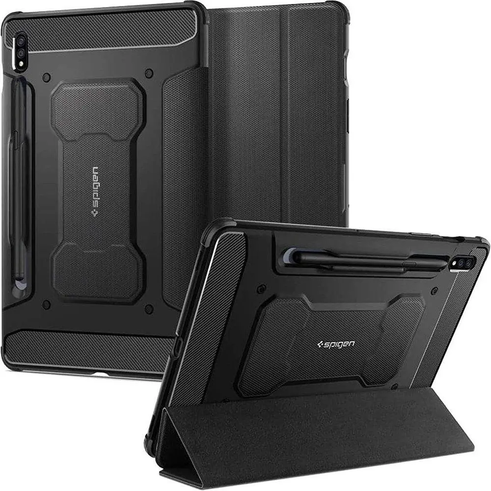 Чохол Spigen Core Armor Pro для Samsung Tab S10 FE 10.9 (X520/X526) / Tab S9 11.0 (X710/X716) Black (ACS09387)