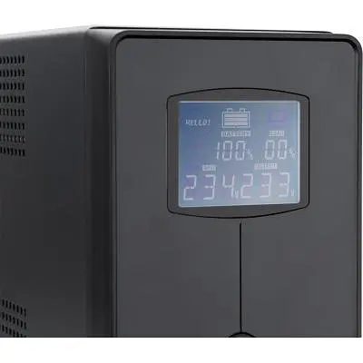 Пристрій безперебійного живлення Vinga LCD 600VA metal case (VPC-600M) - фото 6