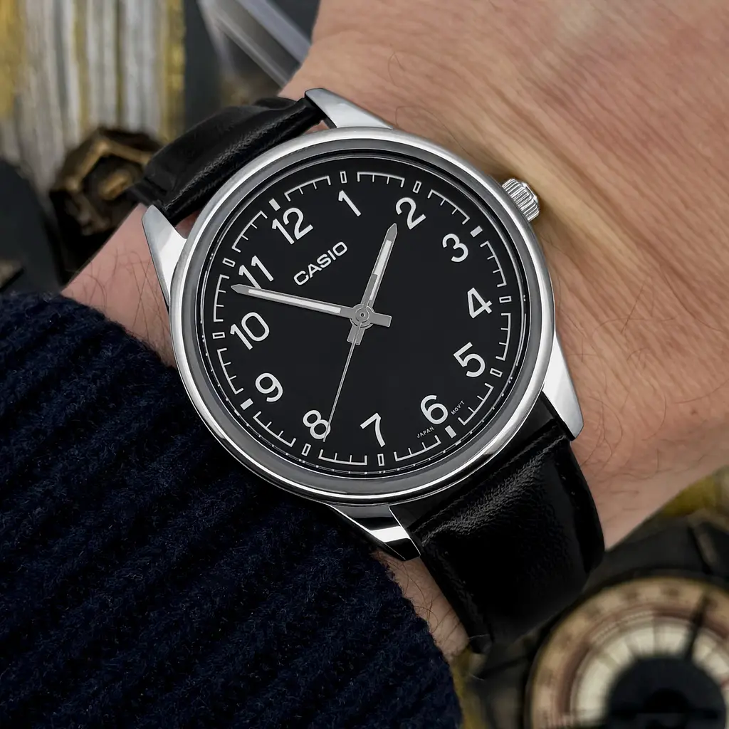Чоловічий годинник Casio MTP-V005L-1B4 Сріблястий ( AT1141-0193 ) - фото 12