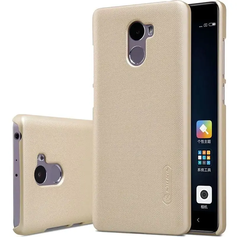 Чохол-накладка Nillkin Super Frosted Shield Xiaomi Redmi 4 Gold - фото 7