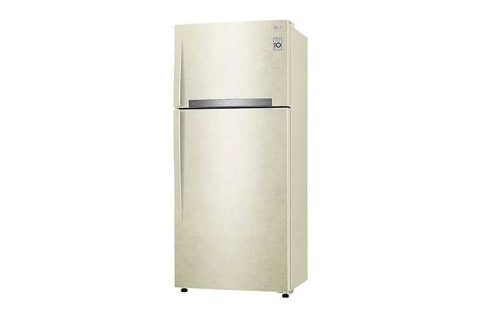 Холодильник LG GN-H702HEHZ 180х73х78см 2 дв холодильне відділення 378 л морозильне відділення 129 л A++,NF Бежевий (GN-H702HEHZ) - фото 4