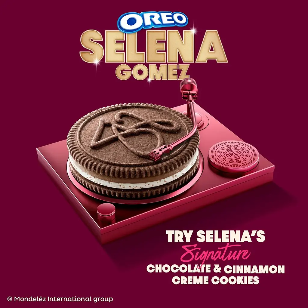 Печиво Oreo Selena Gomez Limited Edition Cinnamon Creme 90 г - фото 2