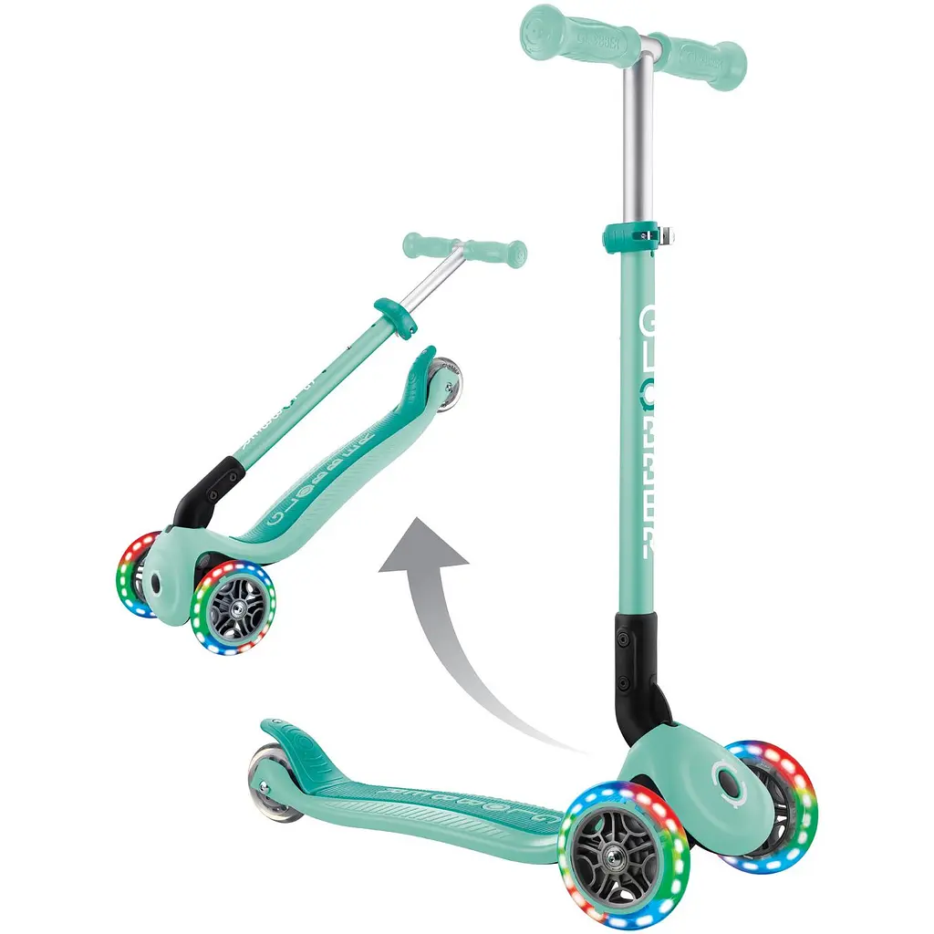 Самокат Globber Primo Foldable Lights м'ятний - фото 11