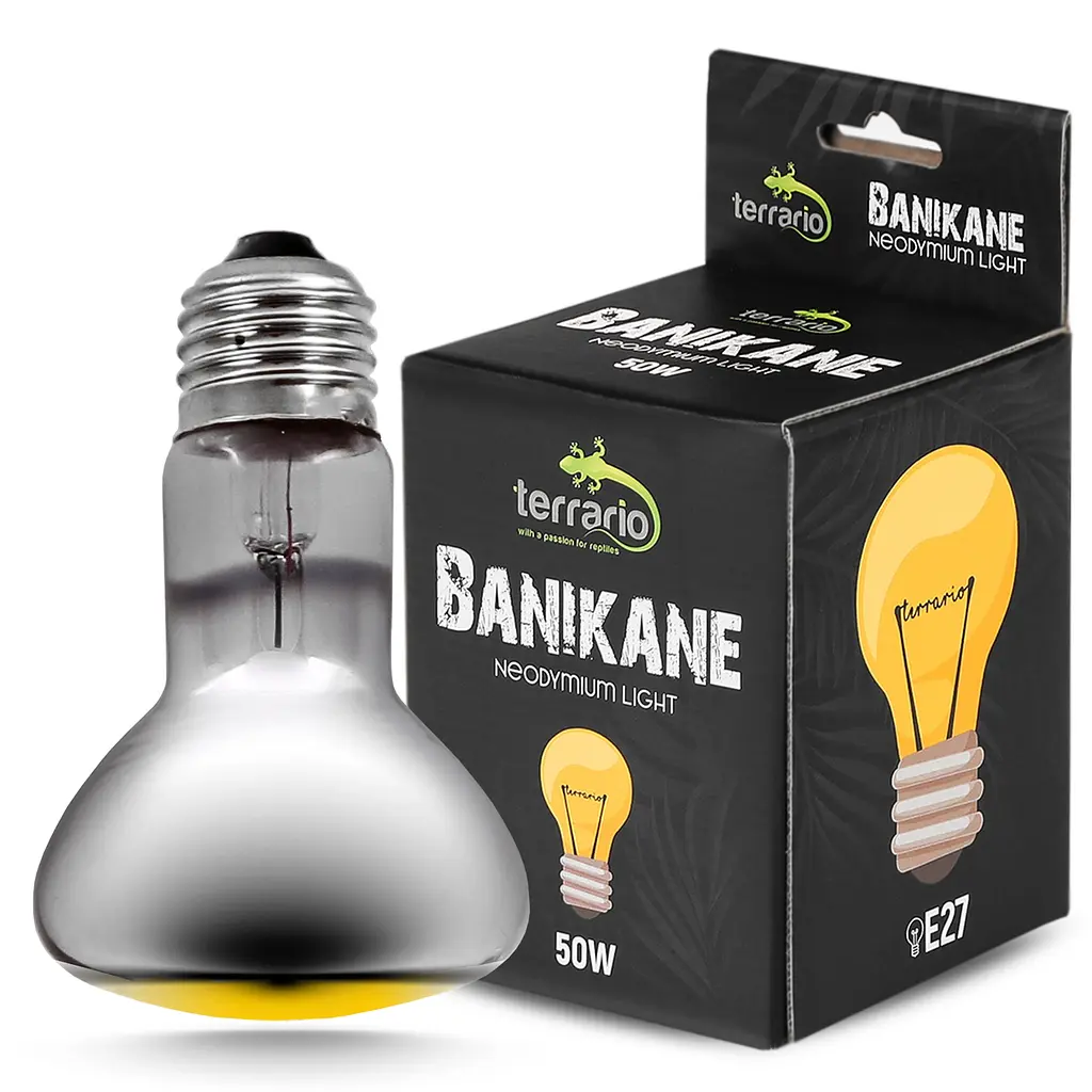 Неодимова лампа Terrario Banikane Neodymium Light 50W – обігрівальна UVA лампа для тераріуму - фото 3