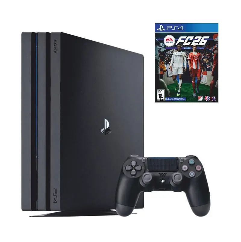 Консоль Sony PlayStation 4 PRO 1TB CUH 72 Black обслуженая + Геймпад беспроводной DualShock 4 + FC26 + гарантия Б/В - фото 2