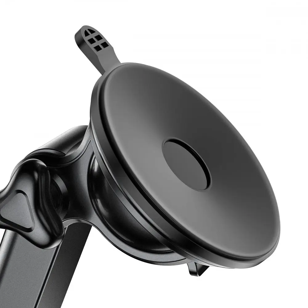 Автодержатель с беспроводной зарядкой Baseus Smart Vehicle Bracket (Osculum Type) black (21738) - фото 5