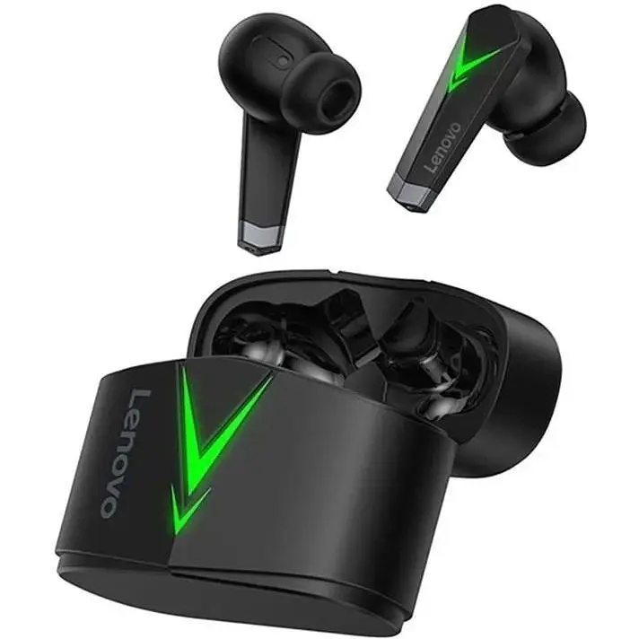 Наушники беспроводные Lenovo LP6 игровая гарнитура стерео в кейсе черная - фото 2
