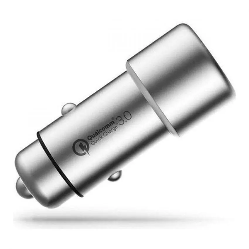 Автомобильное зарядное устройство для XiaomiCar Quick Charger 3.0 CZCDQ02ZM Silver - фото 2