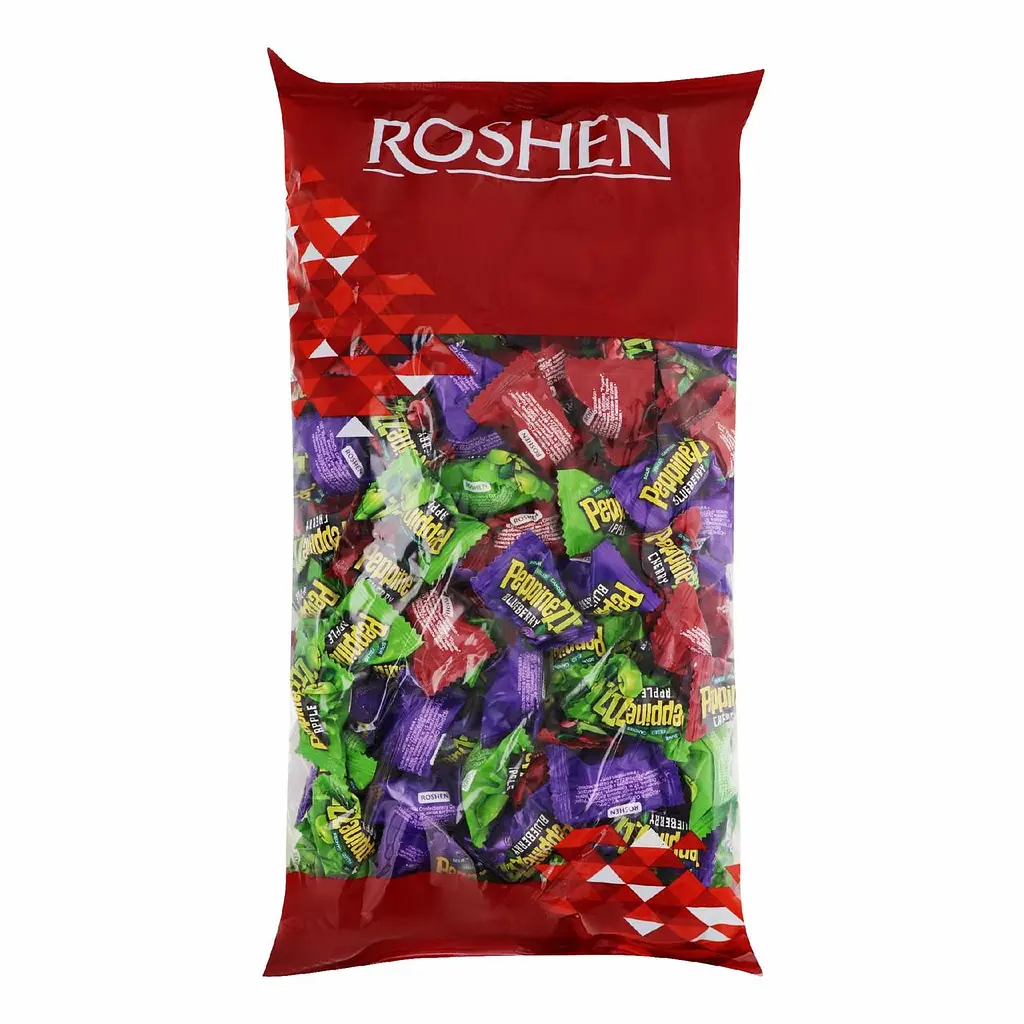Карамель льодяникова з начинкою Roshen Peppinezzz 900 г - фото 2