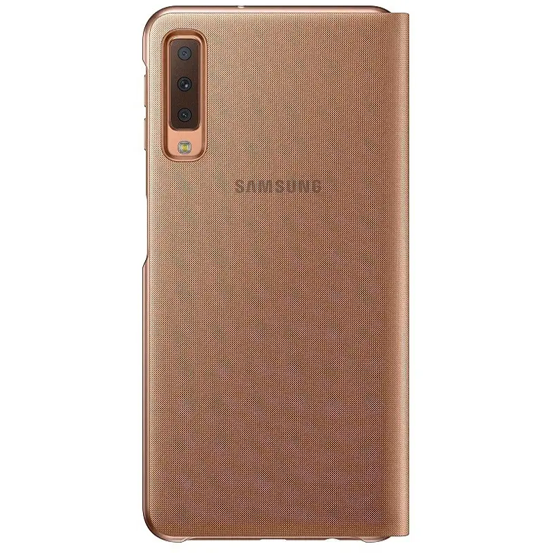 Чохол-книжка Samsung Wallet Cover для Samsung Galaxy A7 2018 SM-A750 Gold (EF-WA750PFEGRU) - фото 4