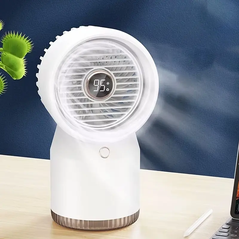 Настільний вентилятор SL09 з водяним охолодженням 3600 mAh White Epik teh0029514 - фото 4