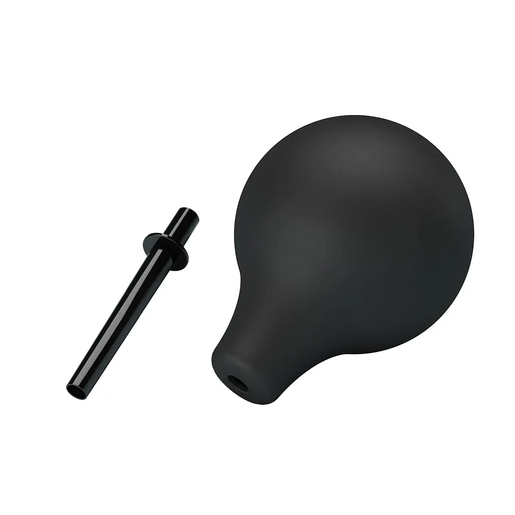 Анальний душ MR Play Anal Douche BLKB 224 мл (чорний) - фото 5