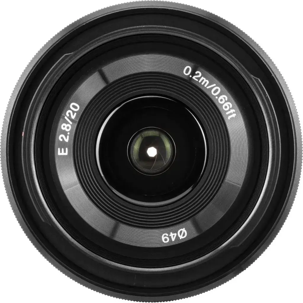 Об'єктив Sony E 20mm f/2.8 Black (SEL20F28) [136771] - фото 3