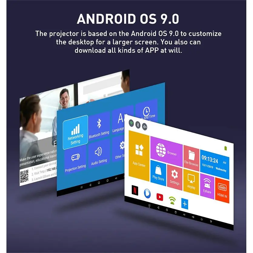 Проектор XPRO 4K P09 Android 9 (MER-14174_8610) - фото 10