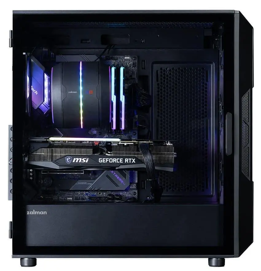 Корпус Zalman I3 Neo ARGB V2 из закаленного стекла без блока питания, черный (I3NEOARGBV2BLACK) - фото 9