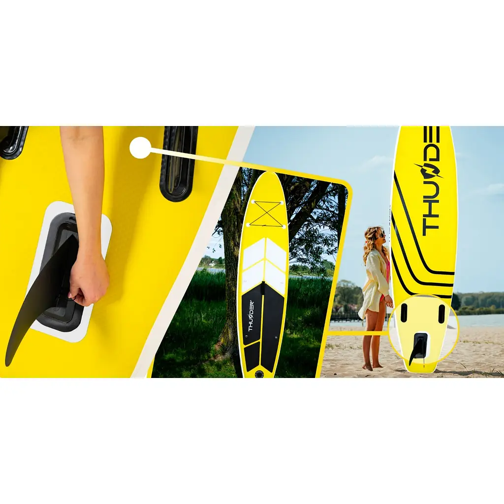 Надувна дошка SUP THUNDER Coast Yellow 320 см з веслом - фото 5
