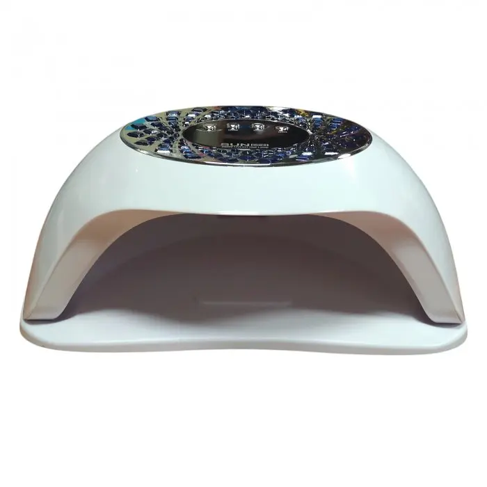 Лед уф лампа для нігтів від мережі біла LED UV Sun YC 57B - фото 3