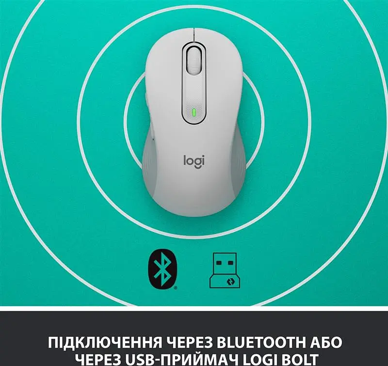 Мышь беспроводная Logitech Signature M650 Off-White (910-006255) - фото 6