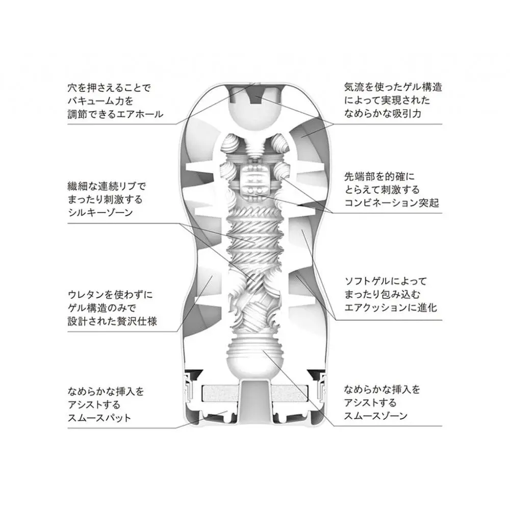Мастурбатор Tenga Air Flow Cup Gentle, 15.5х4.5 см - фото 2