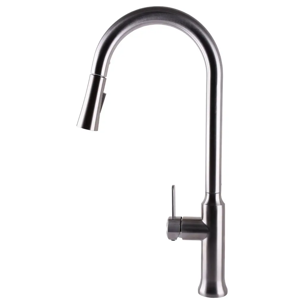Змішувач для кухні Globus Lux Alpen SBT1-2033 Хром матовий - фото 2