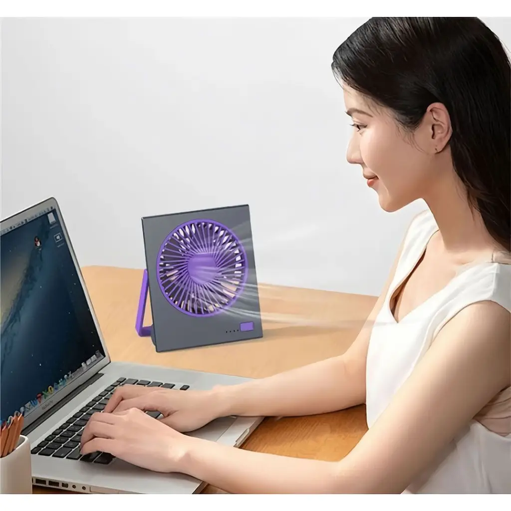 Портативний вентилятор DK WT-L19 Black [136038] - фото 3