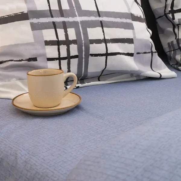 Постільна білизна євро Viluta Сатин Twill 701-E 220х200 см - фото 2