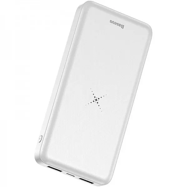 Портативна батарея Powerbank Baseus M36 Wireless Charger 10000 mAh PPALL-M3602 White - фото 4