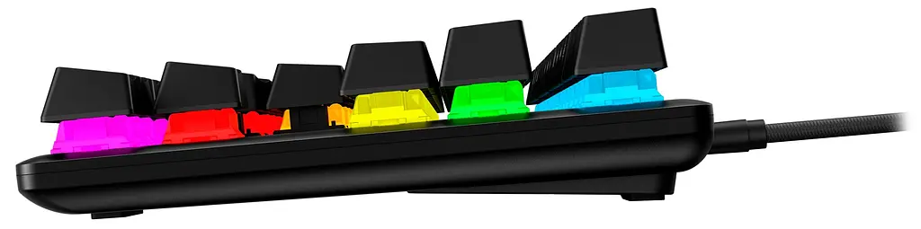 HyperX Клавіатура Alloy Origins Core PBT Aqua USB RGB ENG/RU Black - фото 5