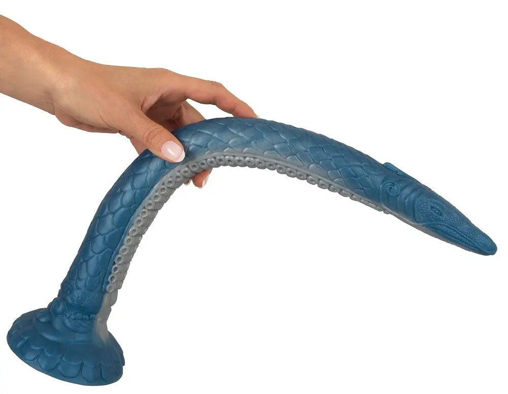 Фаллоимитатор You2Toys Super Long Monster 46 см (синий) - фото 9