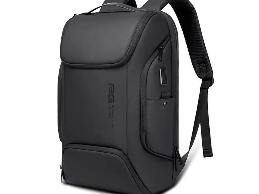 Рюкзак міський Bange BG-7267 25л ранець з відсіком для ноутбука до 15.6'' USB-роз'єм Black (19371) - фото 2