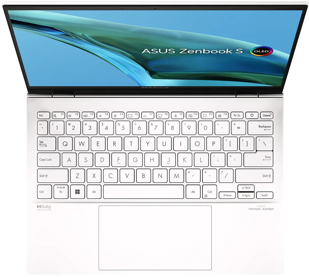 Ноутбук ASUS Zenbook S 13 UM5302LA-LV039W 13.3' 2.8K OLED, AMD R7-7840U, 16GB, F1TB, UMA, Win11, Білий (90NB1237-M002Y0) - фото 2