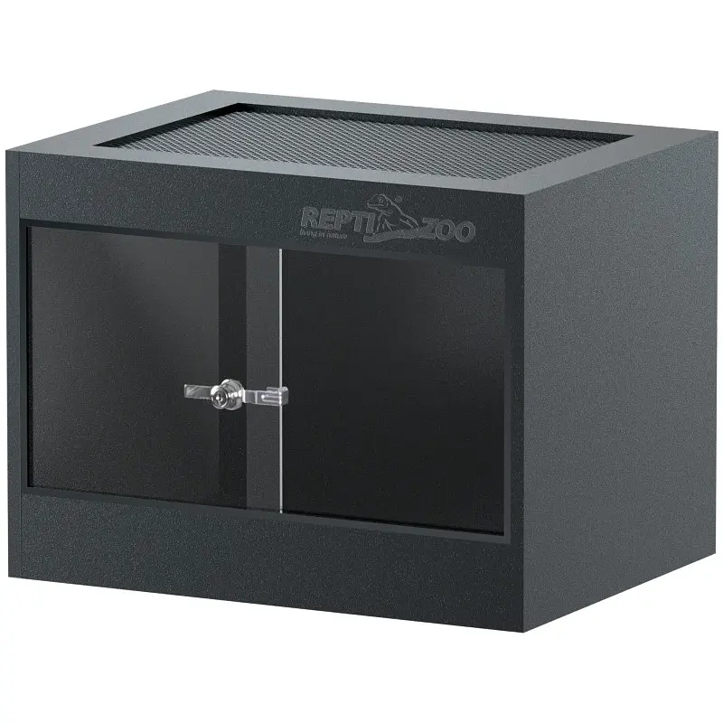 Тераріум з ПВХ Repti-Zoo Terrarium PVC 60x45x45 см (CN604545PN) скляними дверцятами для рептилій і амфібій - фото 3