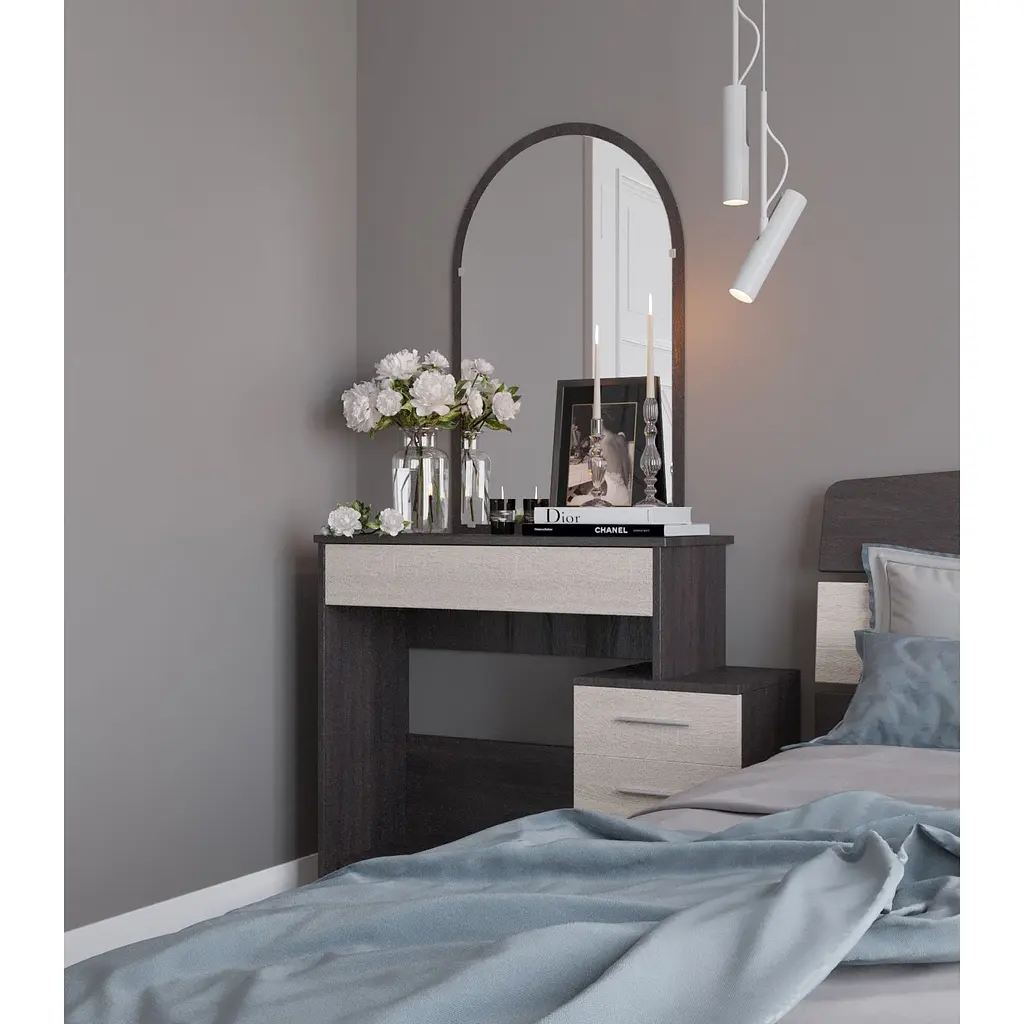 Трюмо-1 Еверест комплект для спальні венге/дуб молочний (EVR-2459) - фото 3