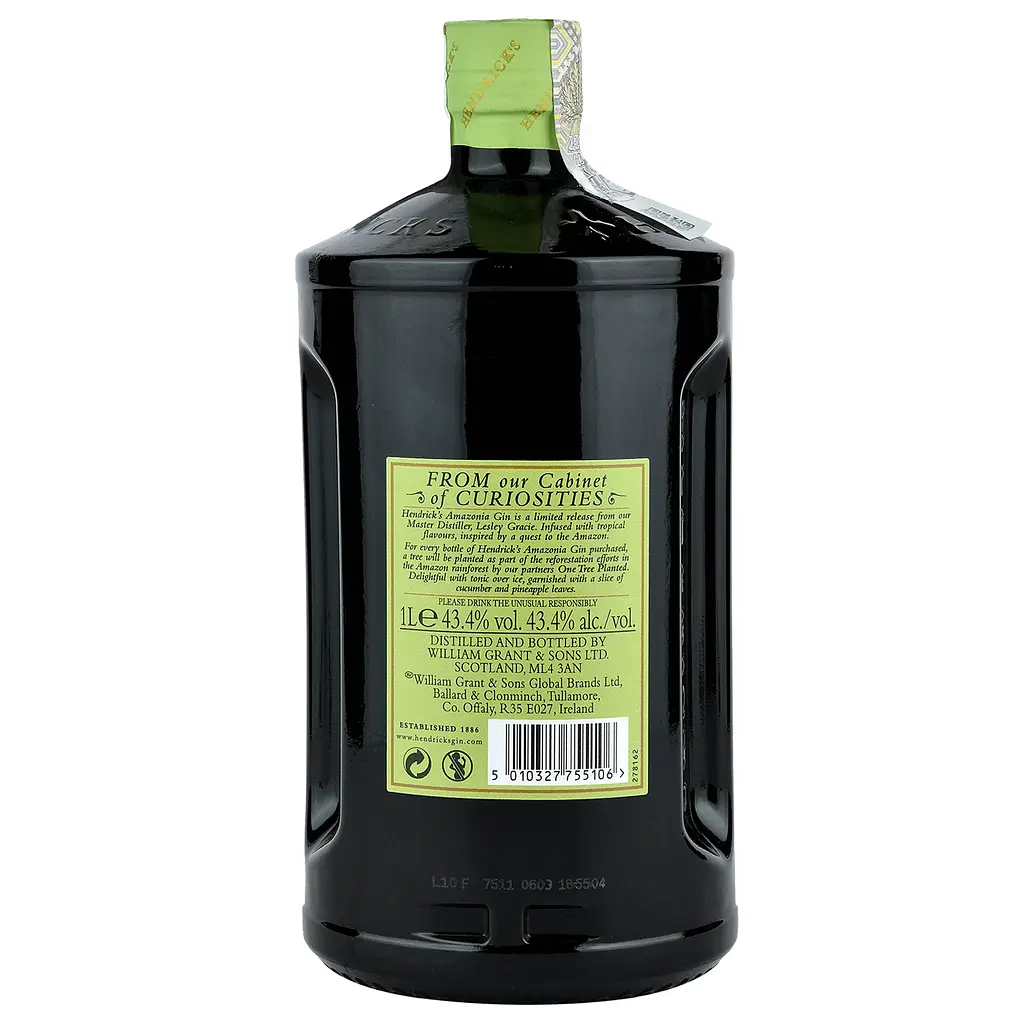 Джин Hendrick's Amazonia, 43,4%, 1 л - фото 2