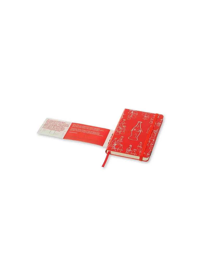 Записник Moleskine Coca-Cola кишеньковий, Нелінований Червоний (LECOQP012) - фото 3