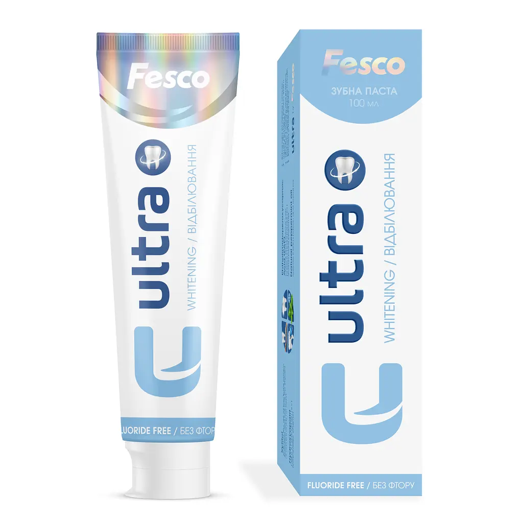Зубна паста Fesco Ultra Whitening 100мл - фото 2