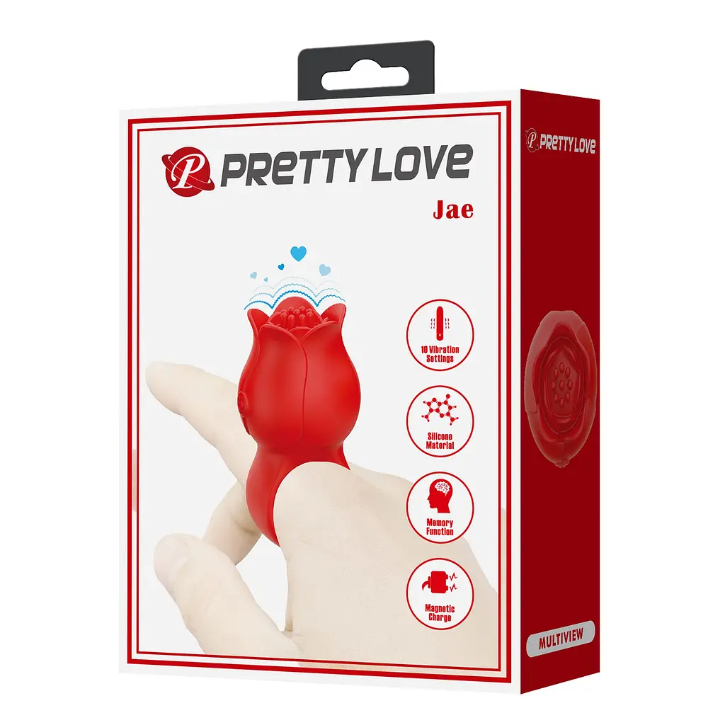 Віброкільце на палець PRETTY LOVE JAE, 10 vibration functions, Silicone ABS PRETTY LOVE BI-210336 102770 - фото 9