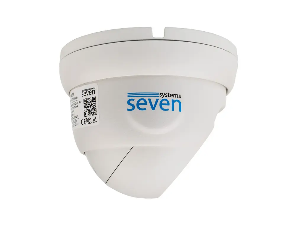 IP відеокамера Seven Systems IP-7212PA 3 Мп вулична/внутрішня 2,8 White - фото 3