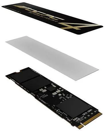 Накопитель SSD OCPC SSD 1Tb MBL-401 Heatsink M.2 2280 NVMe PCIe 4.0 x4, Retail (SSDMBL4011TB) - фото 2