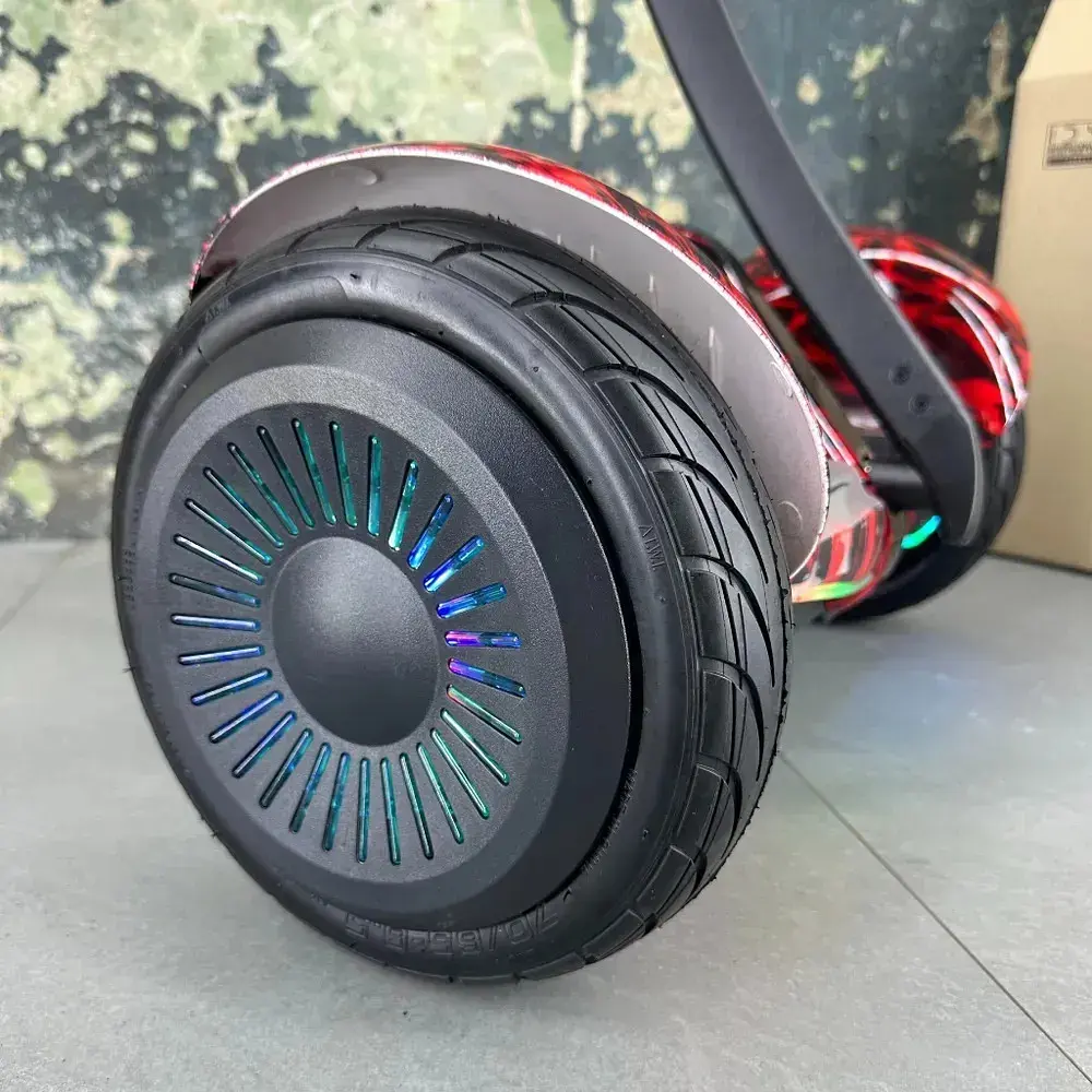 Сігвей міні Ninebot MiniRobot та LED колеса Mini Галактика Червоне Полум'я - фото 5