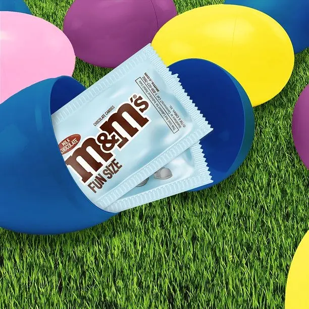 Драже M&M's Easter Fun Size Milk Chocolate Egg Hunt Candy 298 g - фото 7