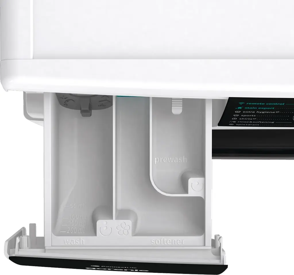 Пральна машина Gorenje фронтальна 10 кг 1400 A+++ 60 см дисплей інвертор пара Wi-Fi підсвітка барабану білий - фото 10