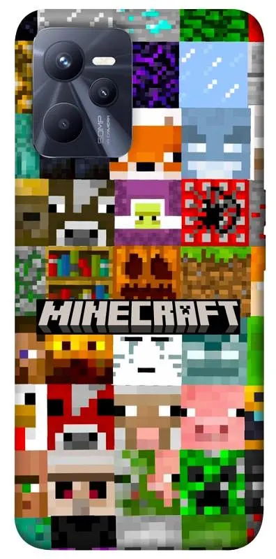 Чохол Demsky Minecraft collage для Realme C35