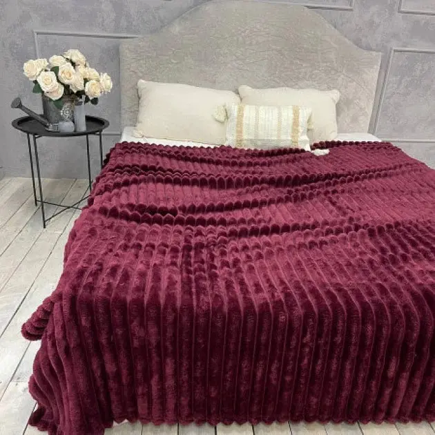 Плед полуторний Шарпей 150*200 см. Марсал Colorful Home