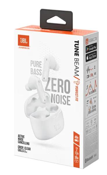 Гарнітура JBL TUNE BEAM White (JBLTBEAMWHT) - фото 9