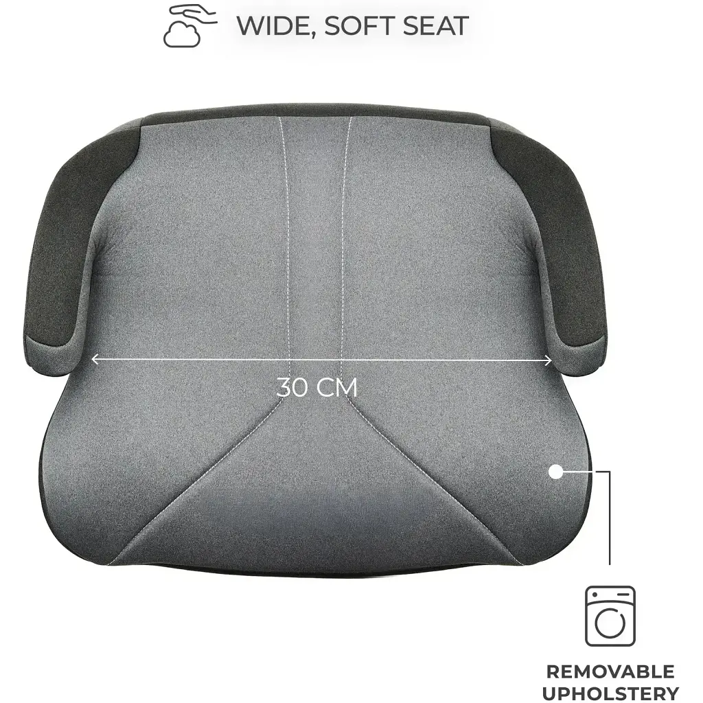 Автокресло-бустер Kinderkraft i-Boost 2 Grey (KCIBOO02GRY0000) - фото 2