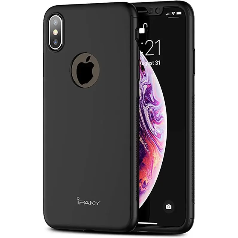 Чохол-накладка iPaky 360° PC Full Protection PC Case Apple iPhone XS Max Black