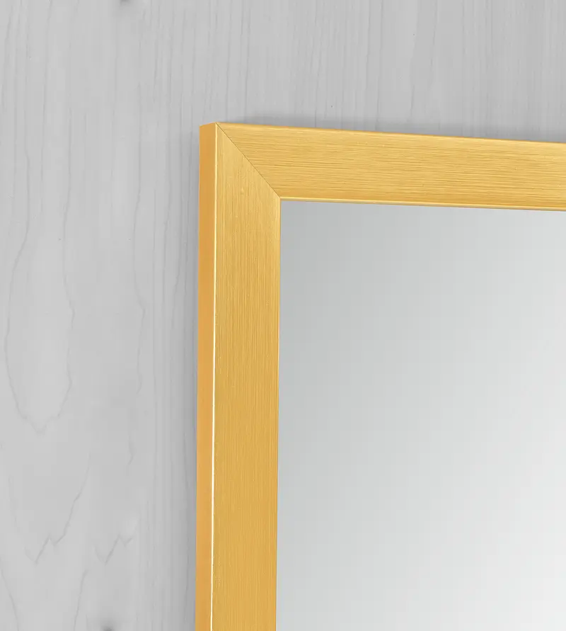 Дзеркало Zerix Fonte MRZ09-60x85-Reverse Gold прямокутне в золотій рамі ZX6211 - фото 5